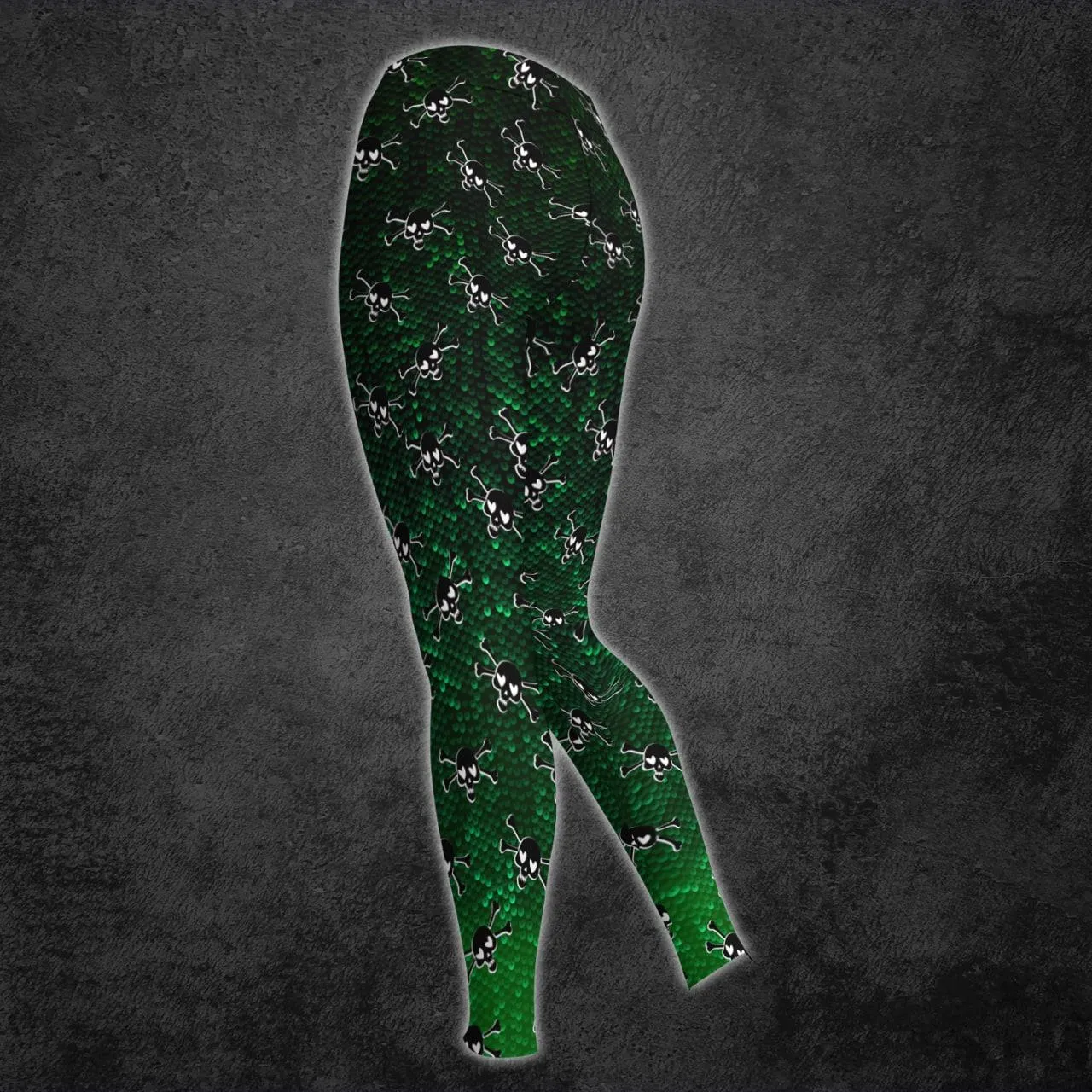 Badass Christmas Skull Artwork Print Combo Hoodie And Leggings