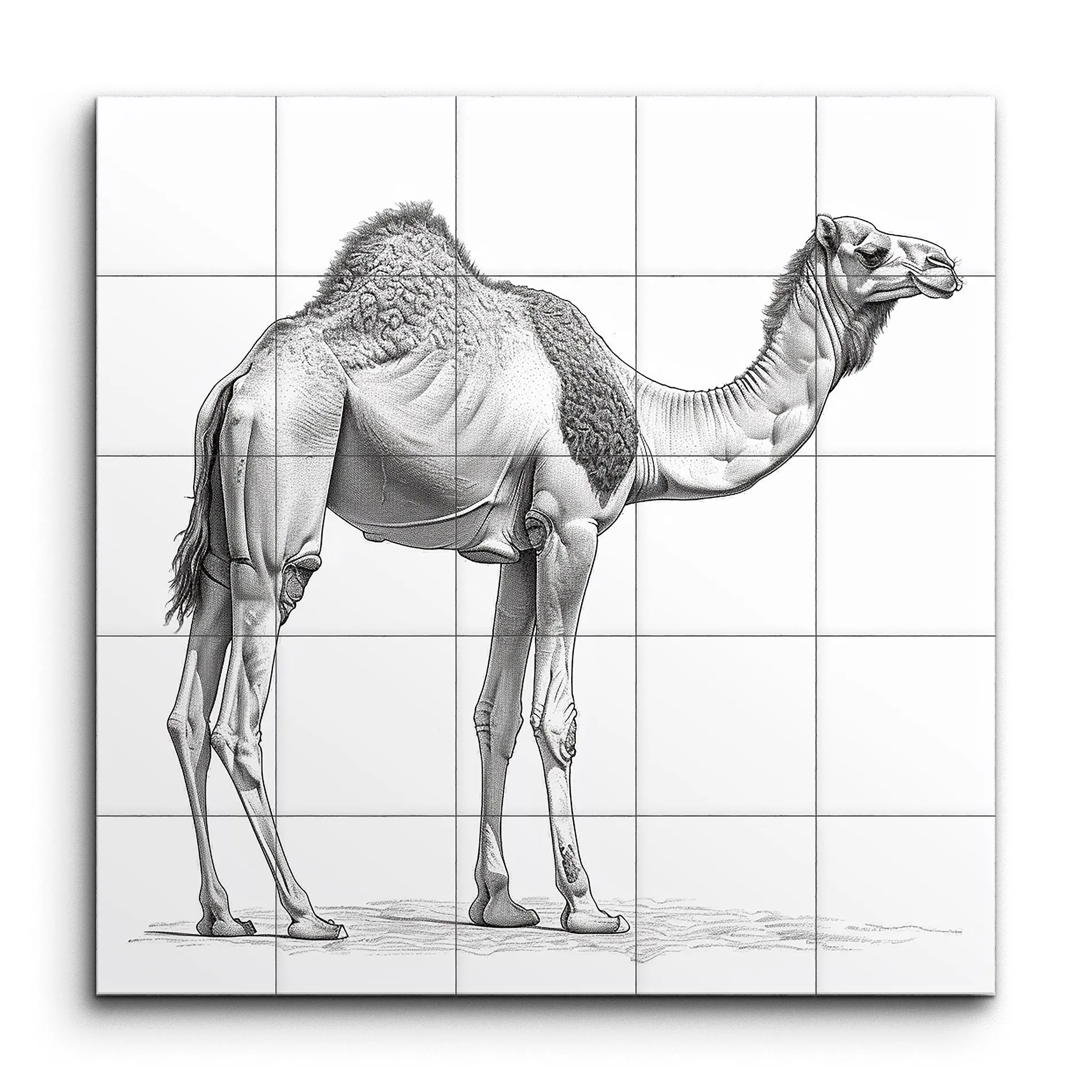 Camels Grace: Monochrome Masterpiece