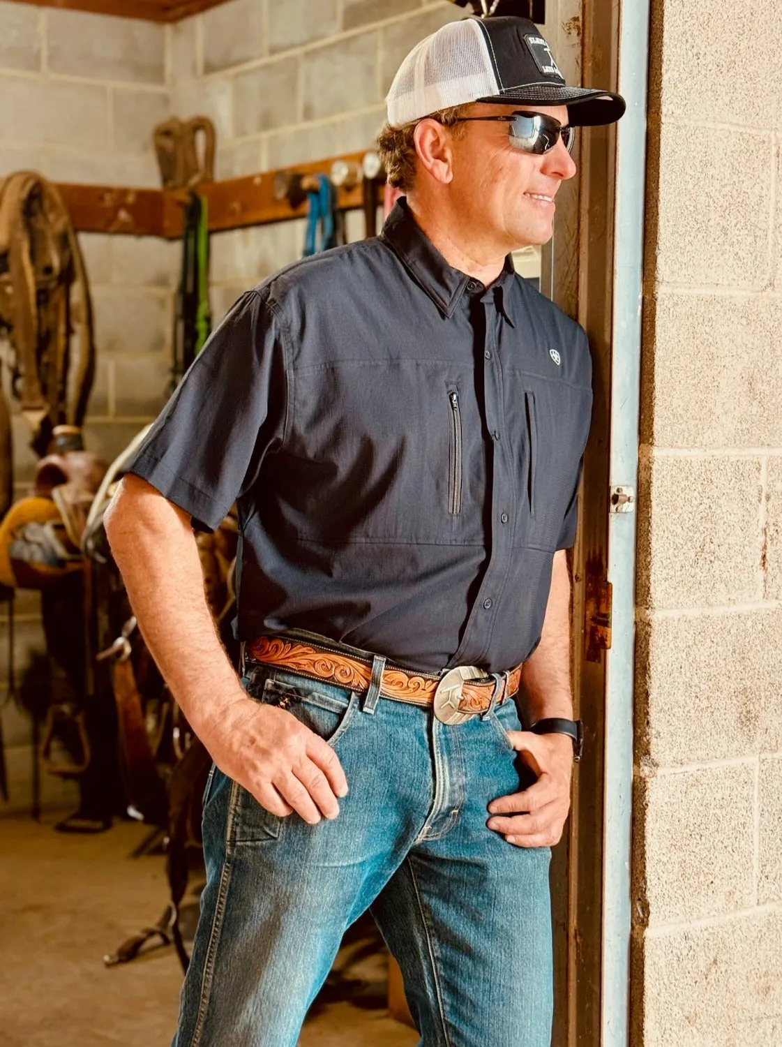 Chase Black VentTEK Classic Fit Shirt by Ariat
