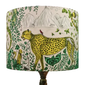 Cheetah Silk Lampshade - Large