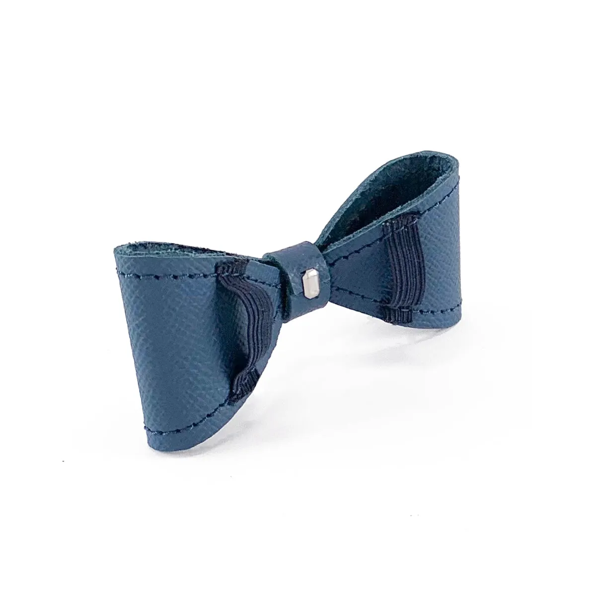 Colima Leather Orion Blue Alex Dog Bow Tie Slider