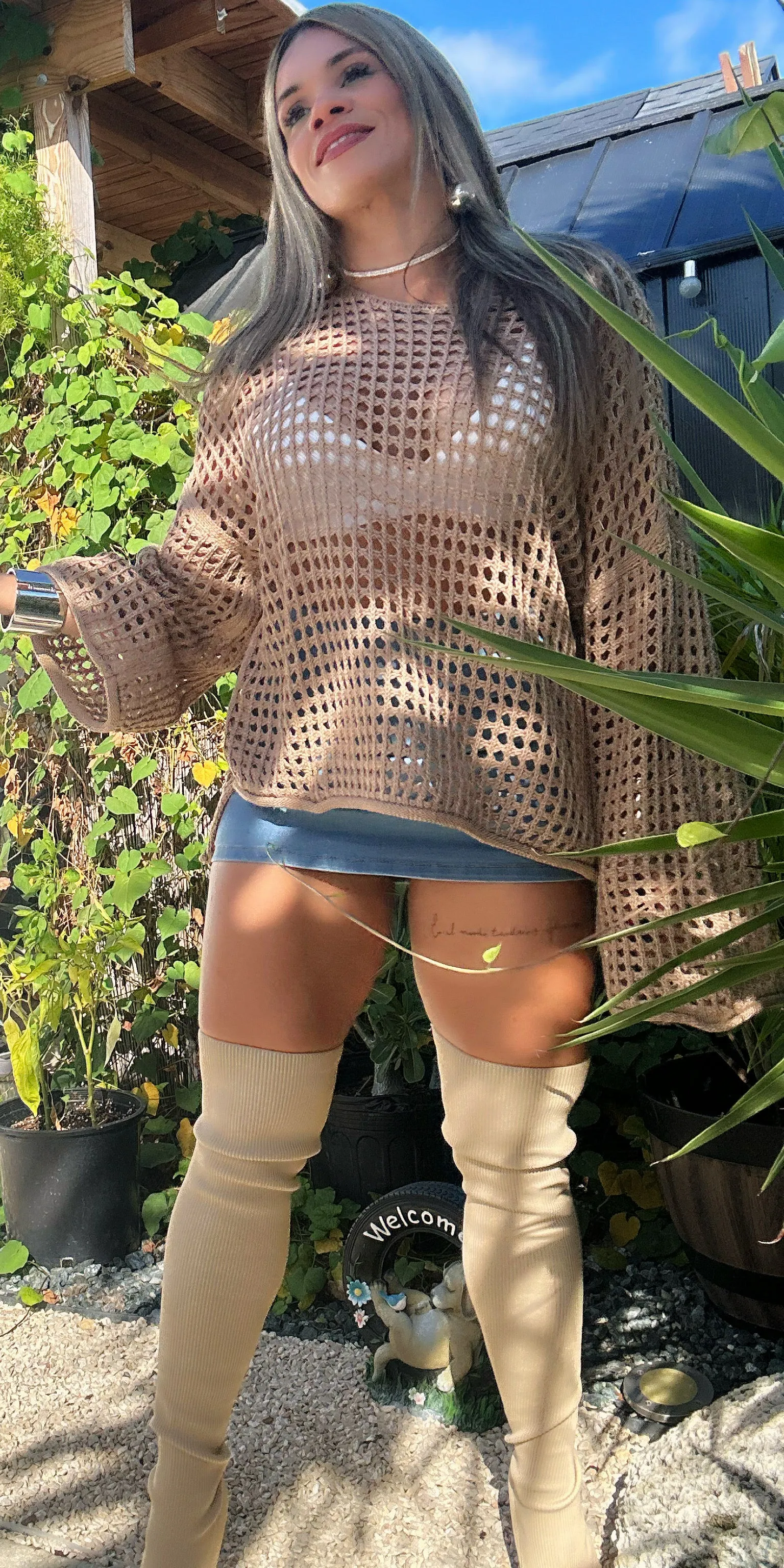 Cover Up Mocha Top