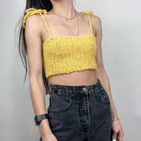Crocheted Mohair Tube Top