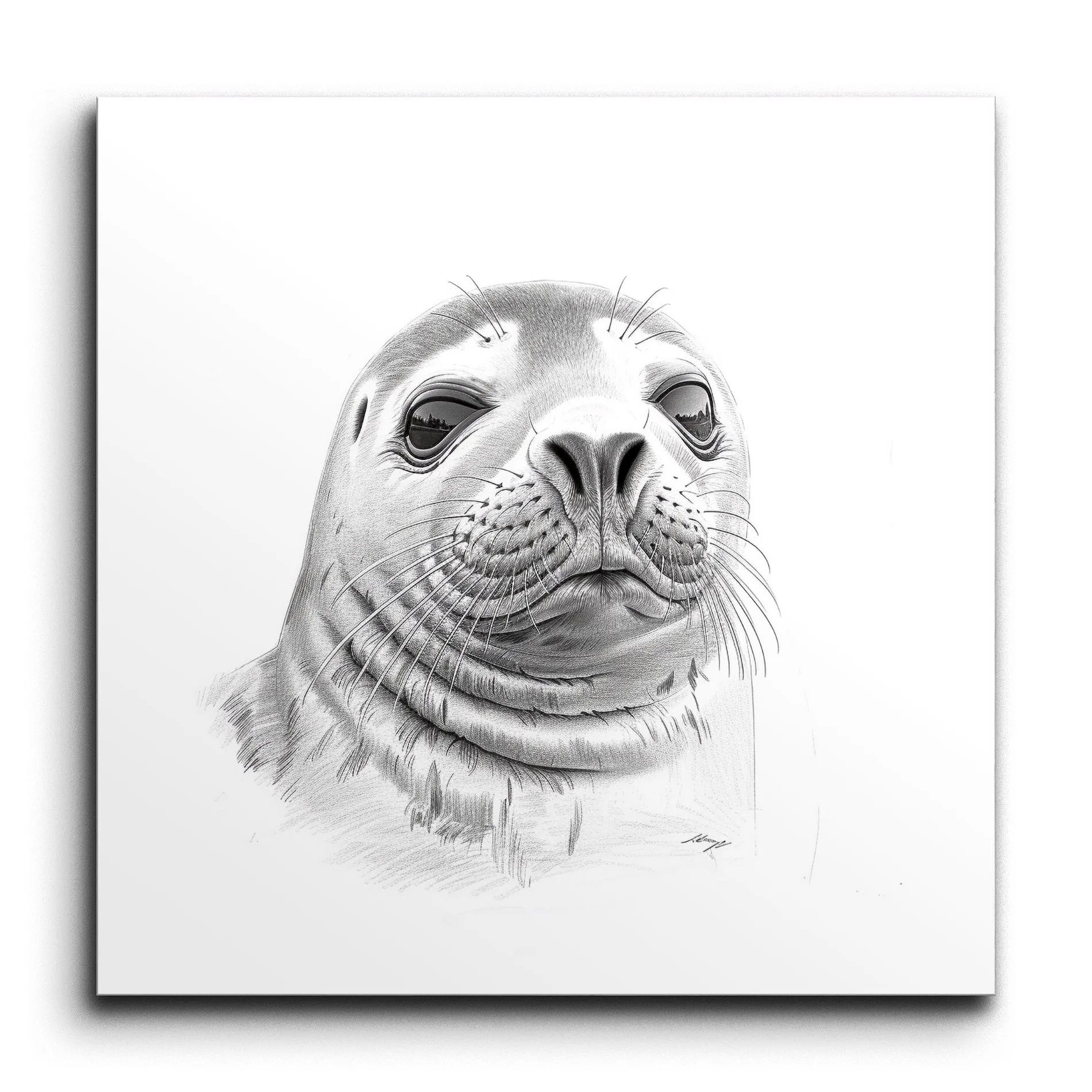 Curious Seal: Monochrome Masterpiece