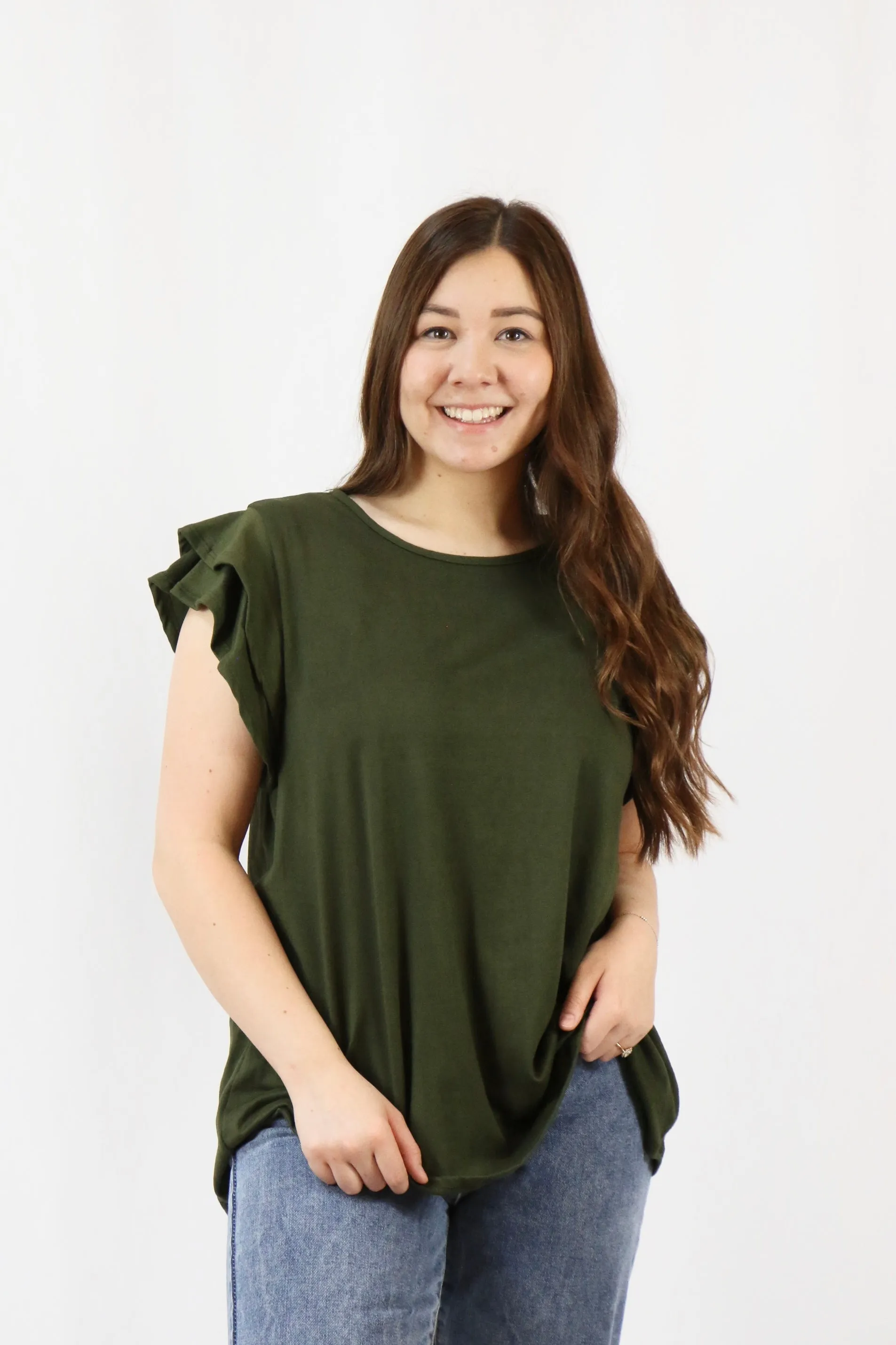 *FLAWED* Nova Top Olive - 2XL