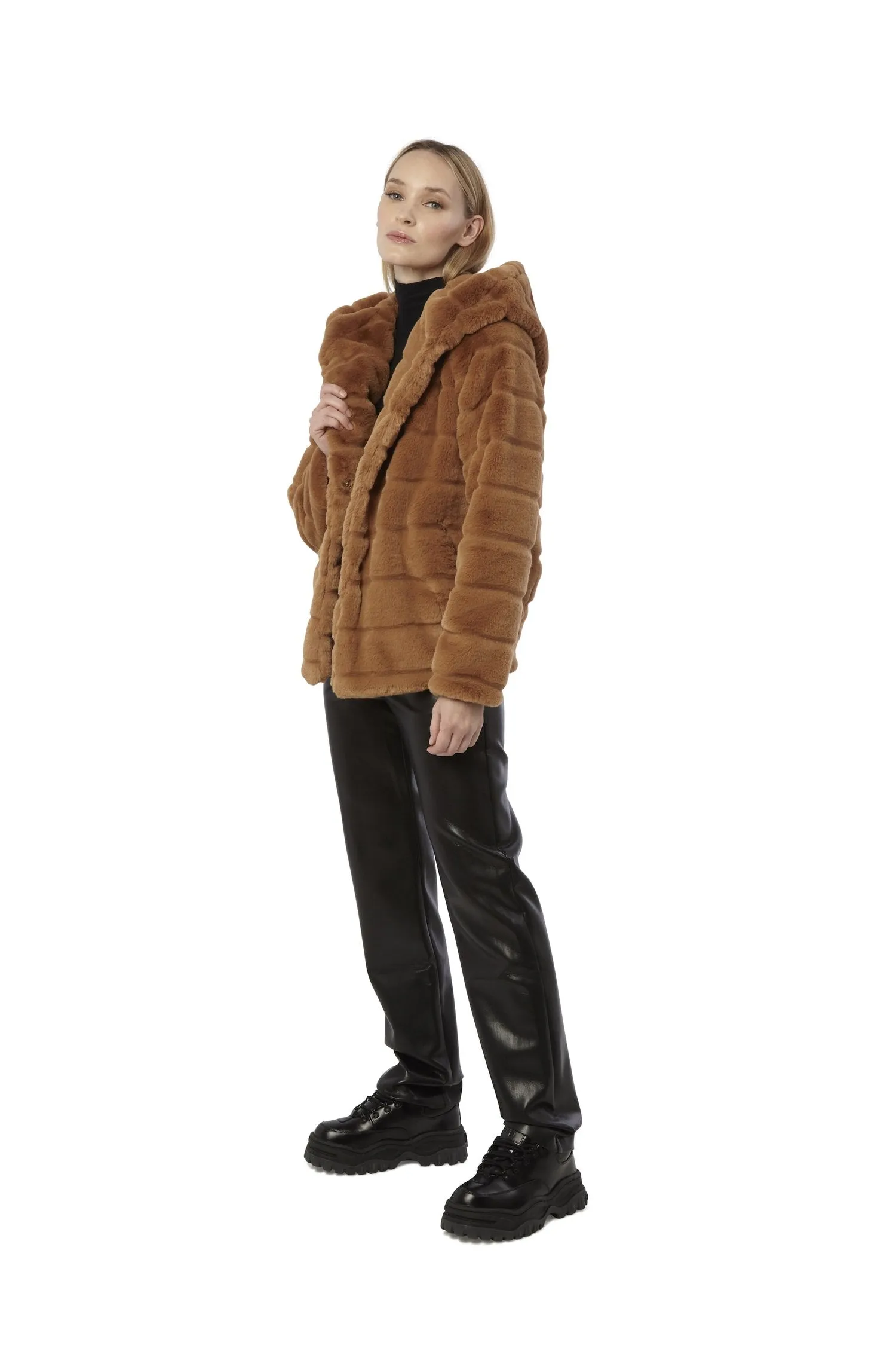 GOLDIE COAT - CAMEL
