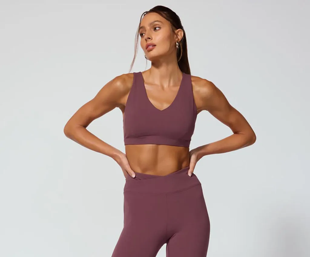 MPG Vital V-Neck Strappy Back Sports Bra