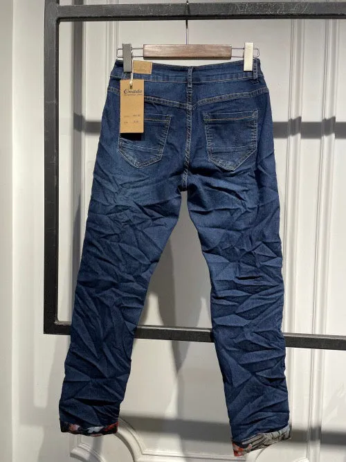 Onado Reversible Jeans Amanda Dark Denim
