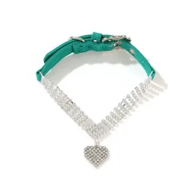 PetAffairs Diamond Crystal Pet Collar
