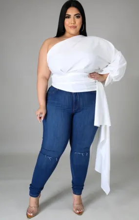 Puff Puff One Sleeve Top