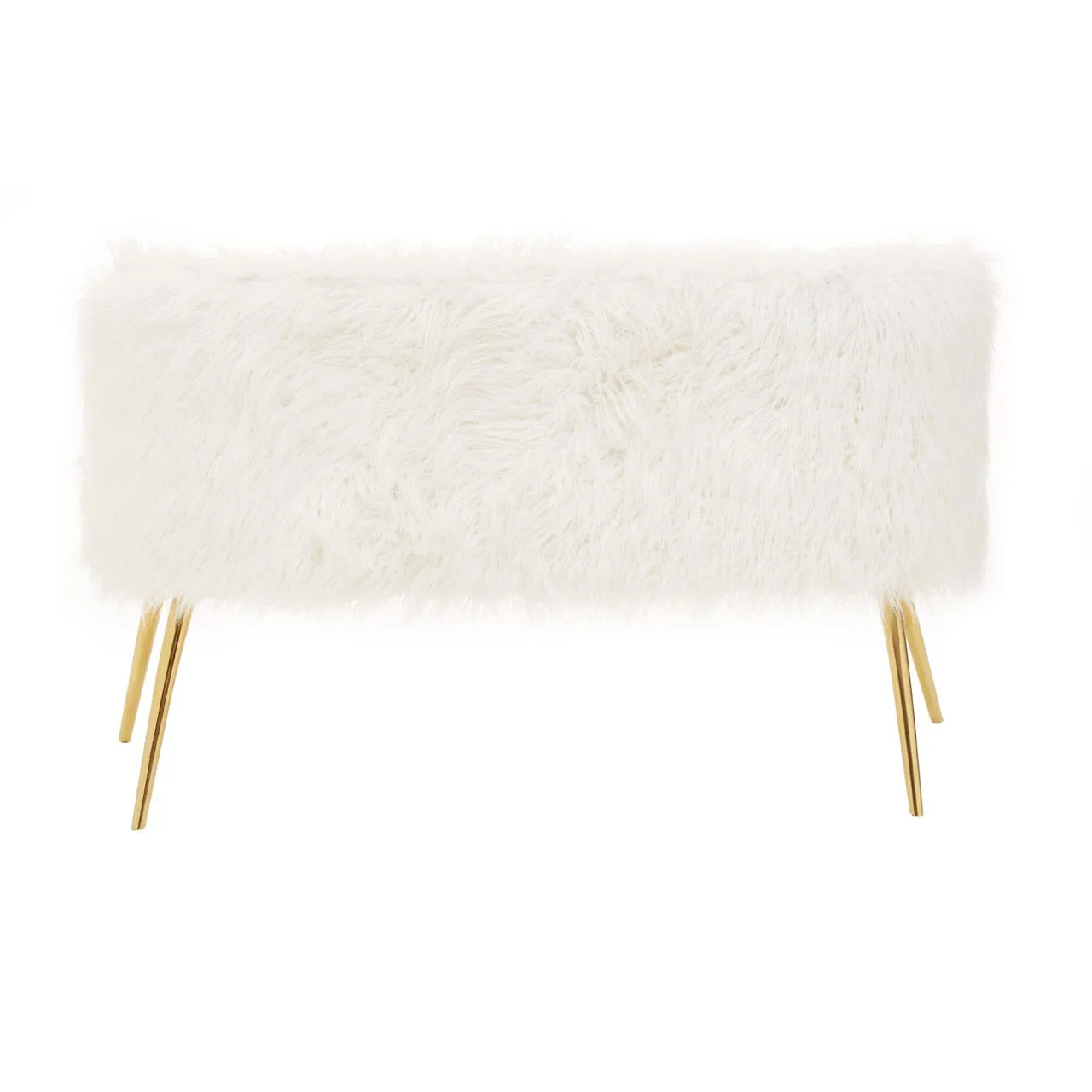 Sofa with Gold Finish Legs