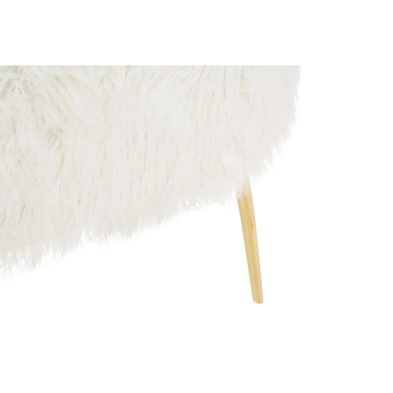 Sofa with Gold Finish Legs
