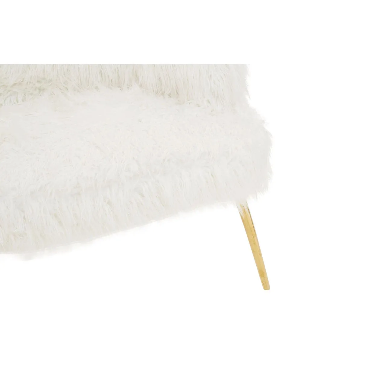 Sofa with Gold Finish Legs