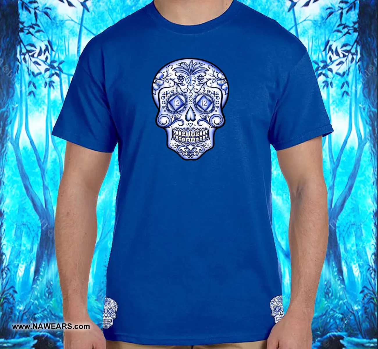 Sugar Skull Blue Life SS/LS Tee