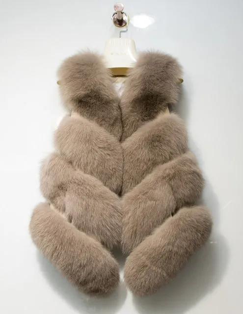 Tatyana Furclub 100% Real Natural Fur Vest,Luxury Women Winter Fashion Fur Furry vest,Fox Fur Vest Coat Female,Fur Coat Vest