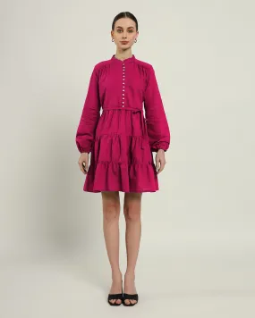 The Ely Berry Cotton Dress