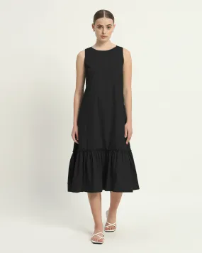 The Millis Noir Cotton Dress