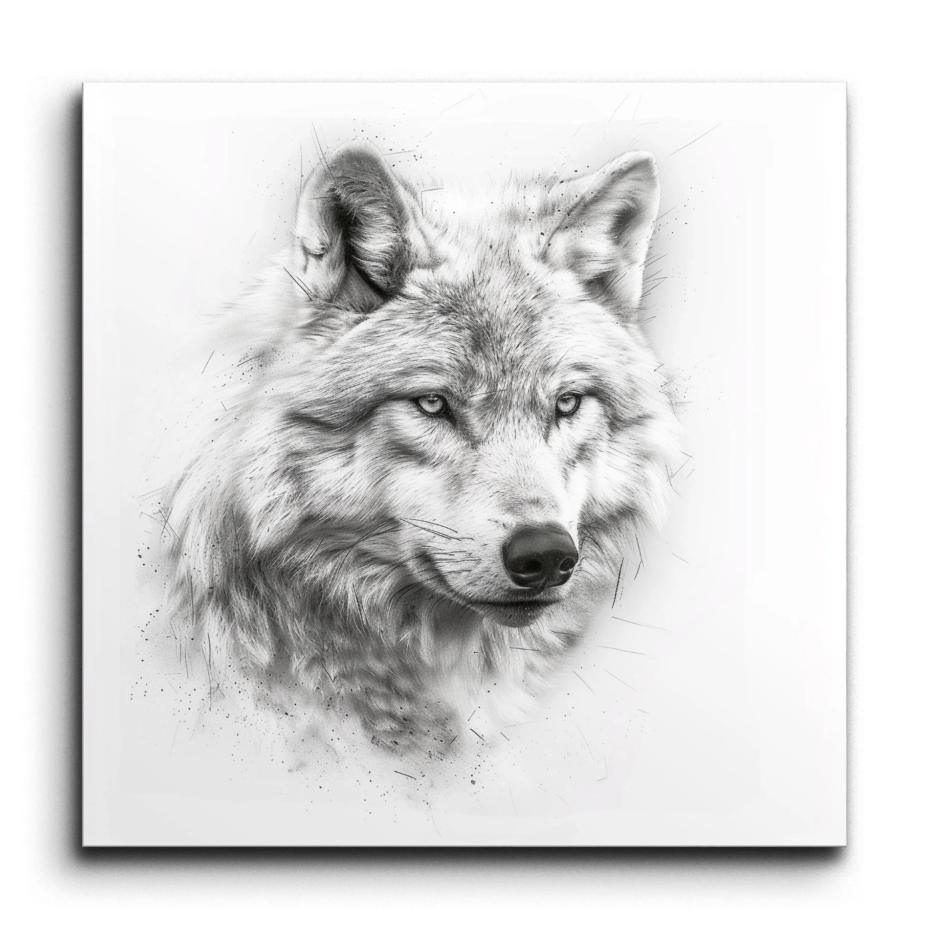 Wild Wolf: Monochromatic Masterpiece