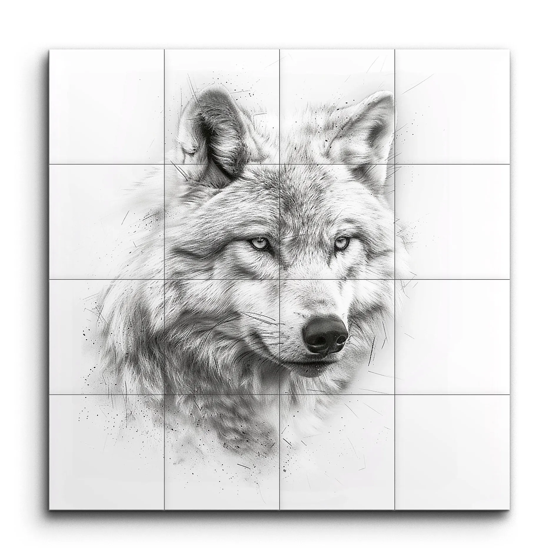 Wild Wolf: Monochromatic Masterpiece