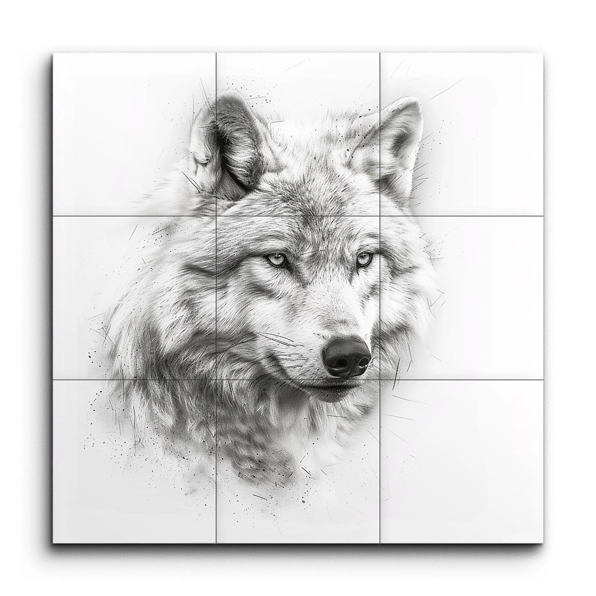 Wild Wolf: Monochromatic Masterpiece